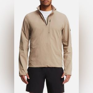 BRADY Zero Weight 1/2 Zip Training Jacket Desert L Large NWT